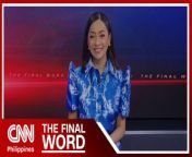 Proving that women can excel while wearing many hats Pinky Tobiano is a chemist, businesswoman and mother all in one.&#60;br/&#62;&#60;br/&#62;The CEO of Progressive Labs and KPP Powers Commodities joins us now on The Final Word.&#60;br/&#62;&#60;br/&#62;Visit our website for more #NewsYouCanTrust: https://www.cnnphilippines.com/&#60;br/&#62;&#60;br/&#62;Follow our social media pages:&#60;br/&#62;&#60;br/&#62;• Facebook: https://www.facebook.com/CNNPhilippines&#60;br/&#62;• Instagram: https://www.instagram.com/cnnphilippines/&#60;br/&#62;• Twitter: https://twitter.com/cnnphilippines&#60;br/&#62;