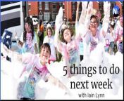 Here&#39;s our latest entertainments guide to five things to do next week in and around Lancashire