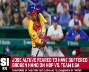 The Astros’ superstar second baseman was visibly in pain as the medical staff rushed out to tend to his hand in Venezuela&#39;s WBC game against Team USA.